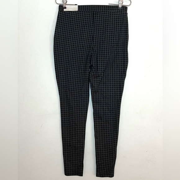 Chico’s NEW Houndstooth Print Ponte Luxe Mid Rise Leggings Pants Sz 4 - Picture 5 of 7